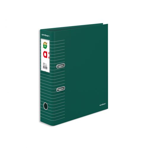 Pasta Arquivo Cor Riscas Ambar L/L Din Verde - 40PM - 80 mm , Ambar , 101601330013 , 5601199174869